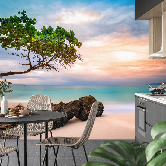 Panoramic Wallpaper - Wall Mural - Beach