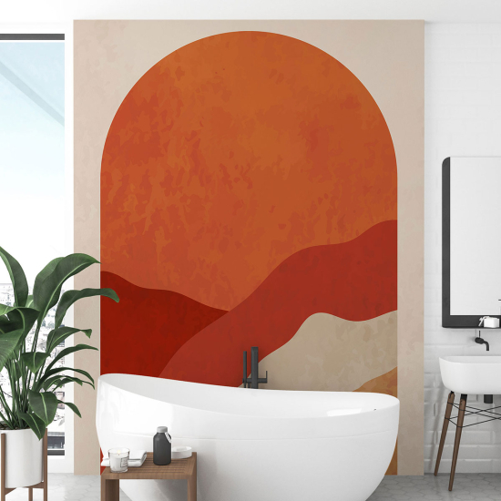 Panoramic Wallpaper - Wall Mural - Boho Desert