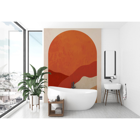 Panoramic Wallpaper - Wall Mural - Boho Desert