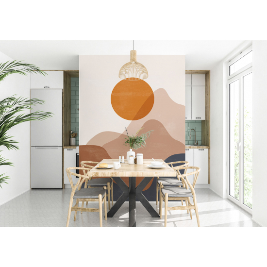 Panoramic Wallpaper - Wall Mural - Boho Landscape