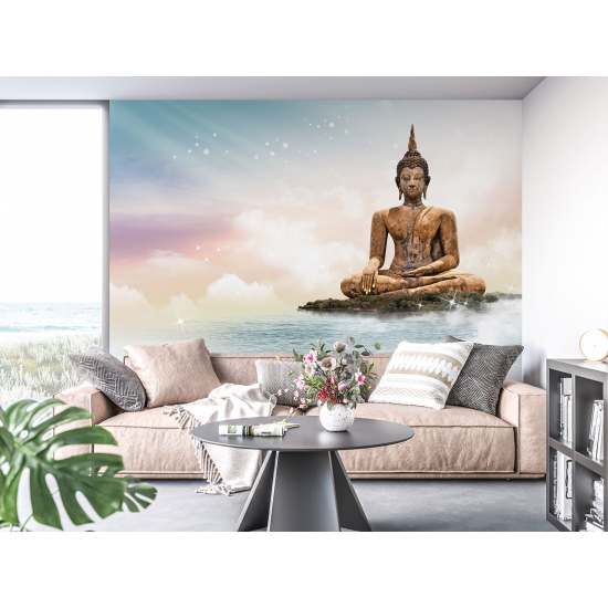 Panoramic Wallpaper - Wall Mural - Buddha