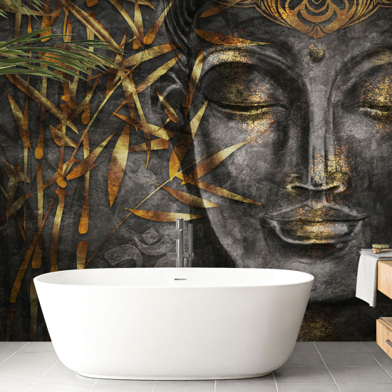 Panoramic Wallpaper - Wall Mural - Buddha