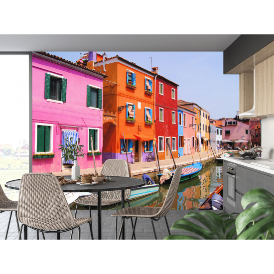 Panoramic Wallpaper - Wall Mural - Burano Island