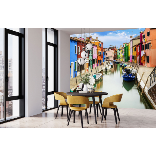 Panoramic Wallpaper - Wall Mural - Burano Island