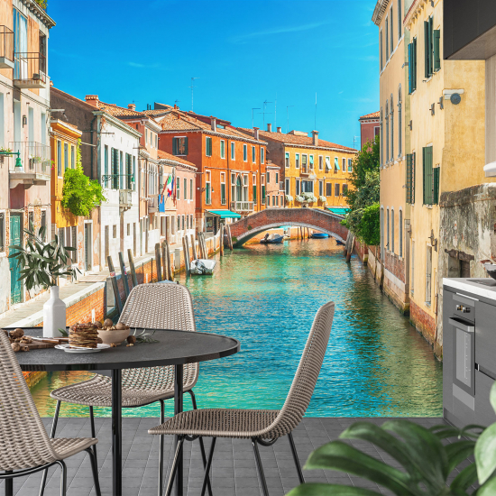 Panoramic Wallpaper - Wall Mural - Burano Island