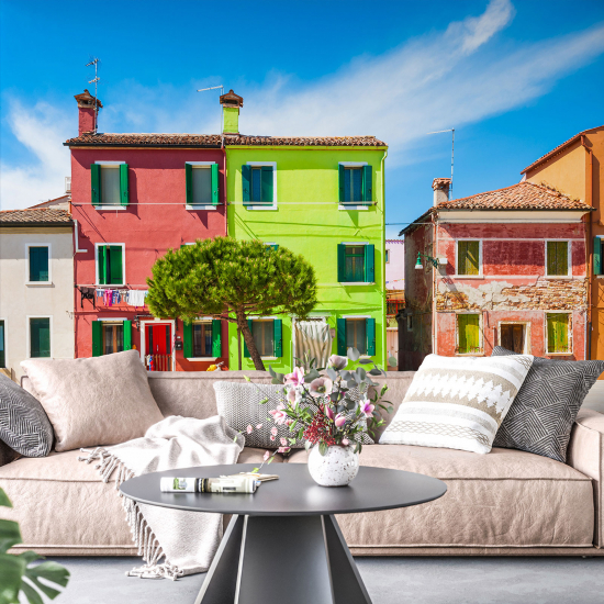 Panoramic Wallpaper - Wall Mural - Burano Island