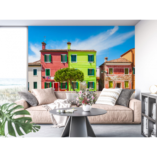 Panoramic Wallpaper - Wall Mural - Burano Island