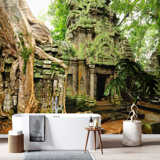 Panoramic Wallpaper - Wall Mural - Cambodia Temple