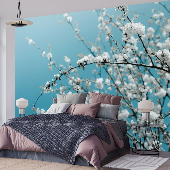 Panoramic Wallpaper - Wall Mural - Cherry Tree