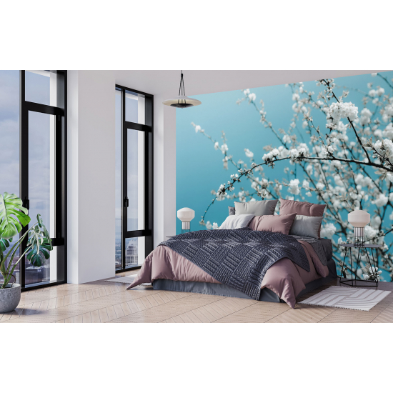 Panoramic Wallpaper - Wall Mural - Cherry Tree