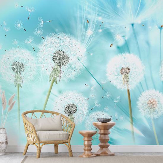 Panoramic Wallpaper - Wall Mural - Dandelions