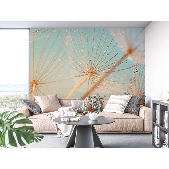 Panoramic Wallpaper - Wall Mural - Dandelions