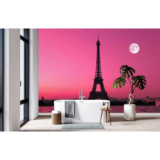 Panoramic Wallpaper - Wall Mural - Eiffel Tower