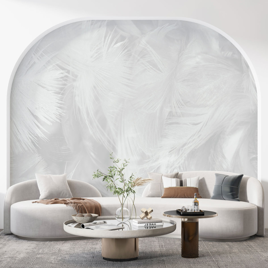 Panoramic Wallpaper - Wall Mural - Feathers