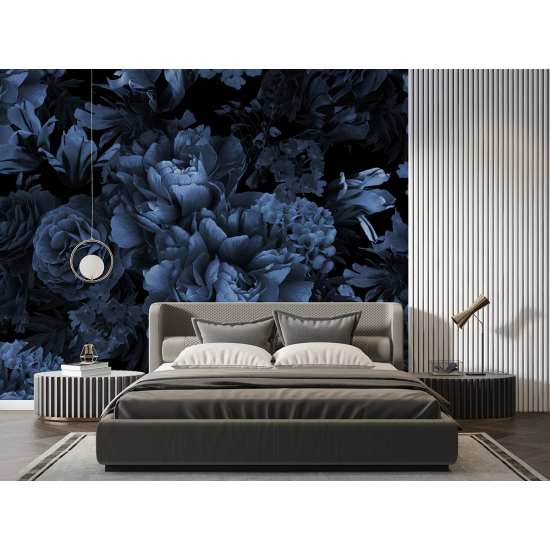 Panoramic Wallpaper - Wall Mural - Flowers