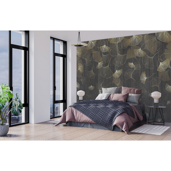 Panoramic Wallpaper - Wall Mural - Flowers