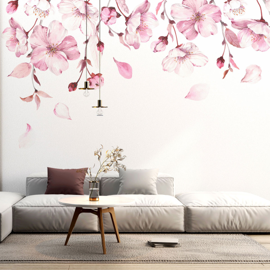 Panoramic Wallpaper - Wall Mural - Flowers