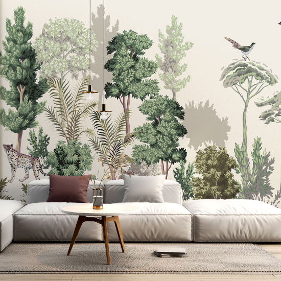 Panoramic Wallpaper - Wall Mural - Forest