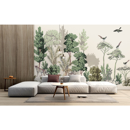 Panoramic Wallpaper - Wall Mural - Forest