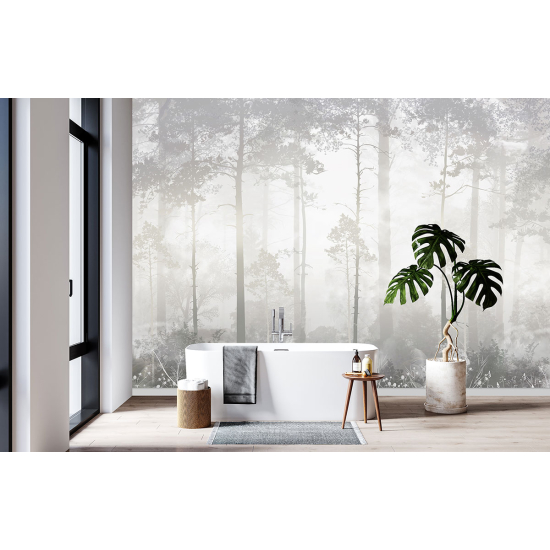 Panoramic Wallpaper - Wall Mural - Forest