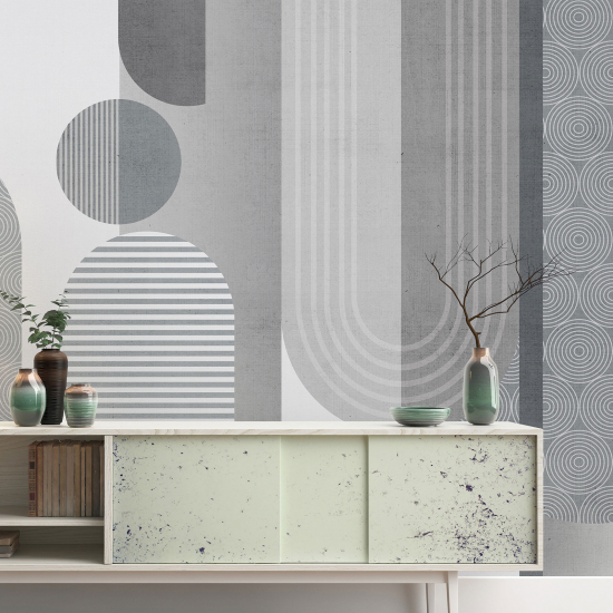 Panoramic Wallpaper - Wall Mural - Geometric