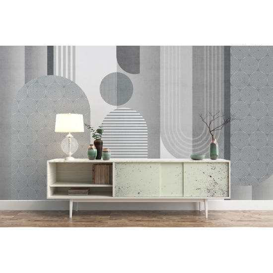 Panoramic Wallpaper - Wall Mural - Geometric