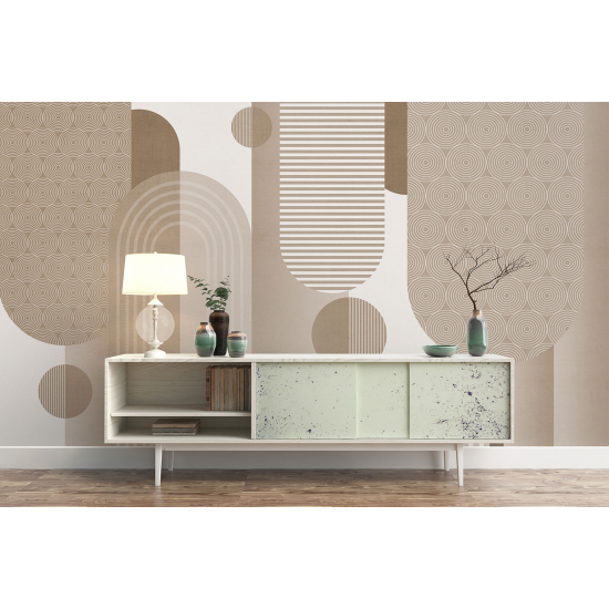 Panoramic Wallpaper - Wall Mural - Geometric