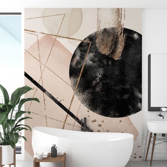 Panoramic Wallpaper - Wall Mural - Geometric Shapes