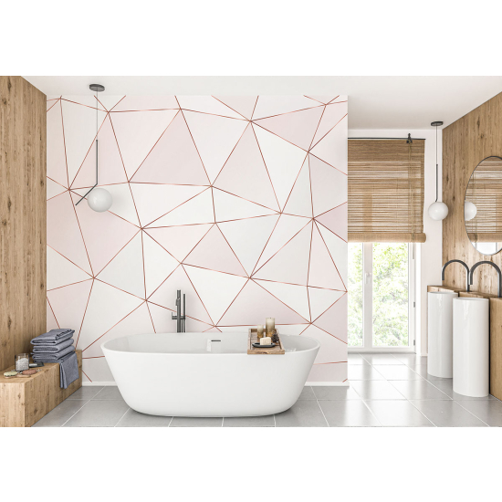 Panoramic Wallpaper - Wall Mural - Geometric Shapes