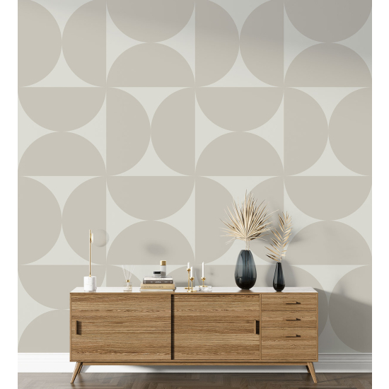 Panoramic Wallpaper - Wall Mural - Geometric Shapes