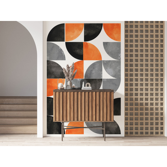 Panoramic Wallpaper - Wall Mural - Geometric Shapes