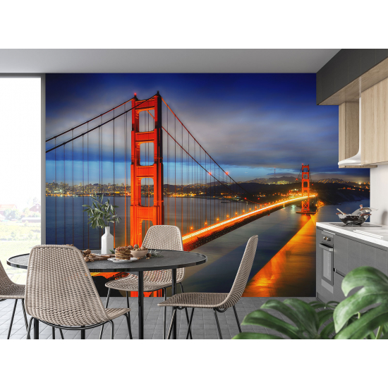 Panoramic Wallpaper - Wall Mural - Golden Gate Bridge