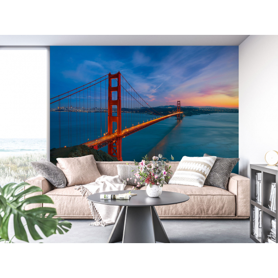 Panoramic Wallpaper - Wall Mural - Golden Gate Bridge