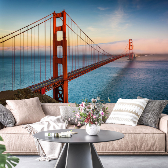 Panoramic Wallpaper - Wall Mural - Golden Gate Bridge