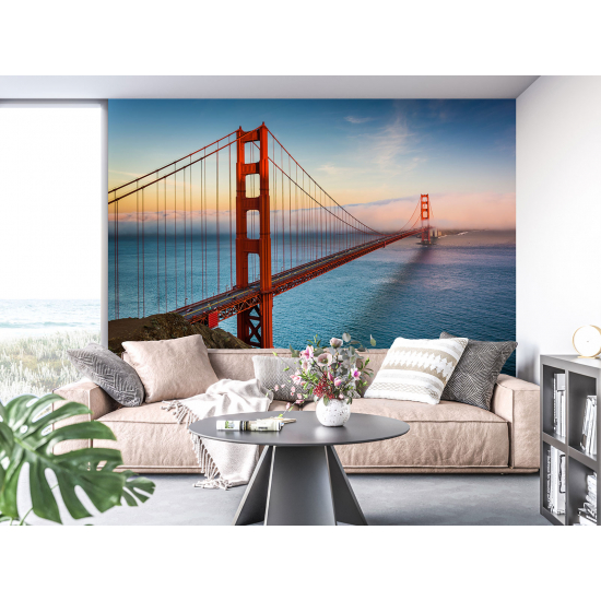 Panoramic Wallpaper - Wall Mural - Golden Gate Bridge