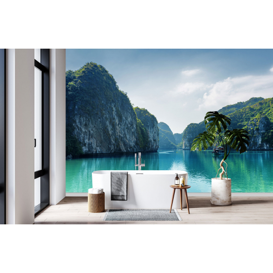 Panoramic Wallpaper - Wall Mural - Ha Long Bay