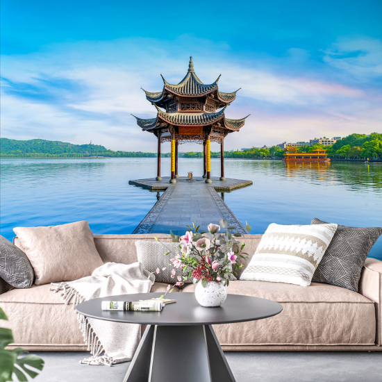 Panoramic Wallpaper - Wall Mural - Hangzhou China