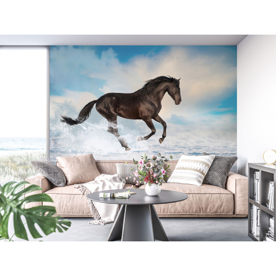 Panoramic Wallpaper - Wall Mural - Horse