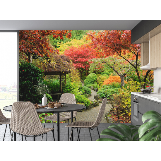 Panoramic Wallpaper - Wall Mural - Japanese Garden