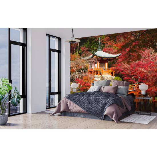 Panoramic Wallpaper - Wall Mural - Japanese Temple