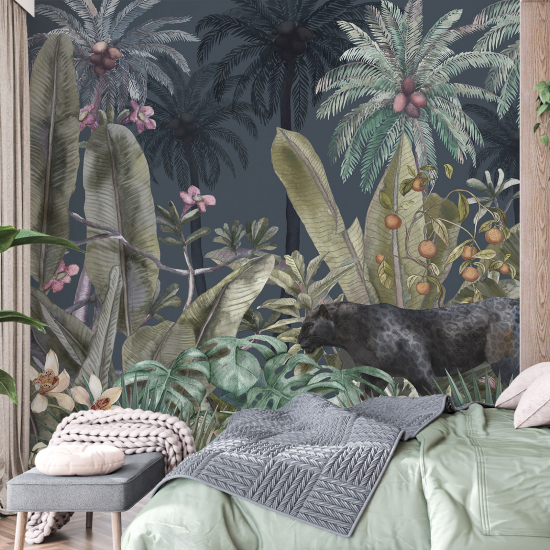 Panoramic Wallpaper - Wall Mural - Jungle