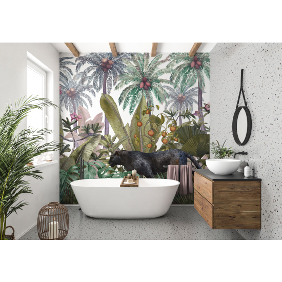 Panoramic Wallpaper - Wall Mural - Jungle