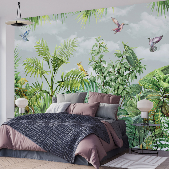 Panoramic Wallpaper - Wall Mural - Jungle