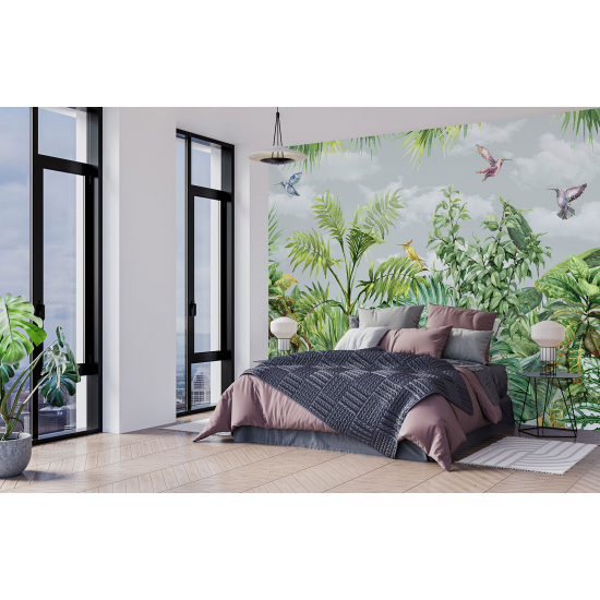 Panoramic Wallpaper - Wall Mural - Jungle