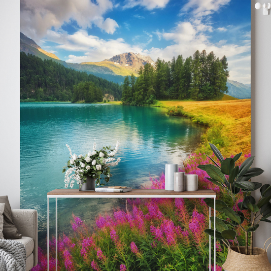 Panoramic Wallpaper - Wall Mural - Lakeside