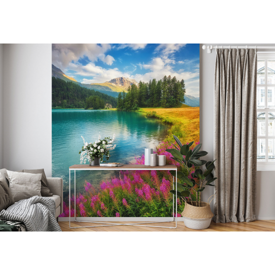 Panoramic Wallpaper - Wall Mural - Lakeside