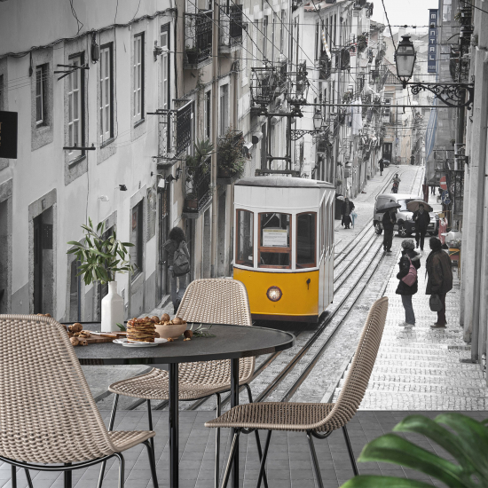 Panoramic Wallpaper - Wall Mural - Lisbon Tram