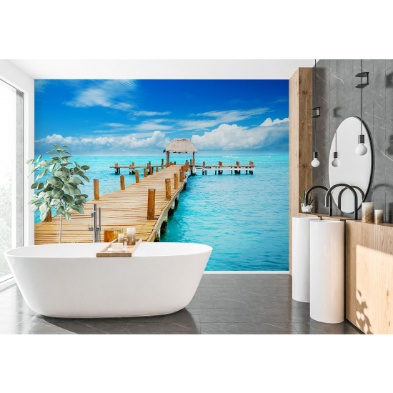 Panoramic Wallpaper - Wall Mural - Maldives