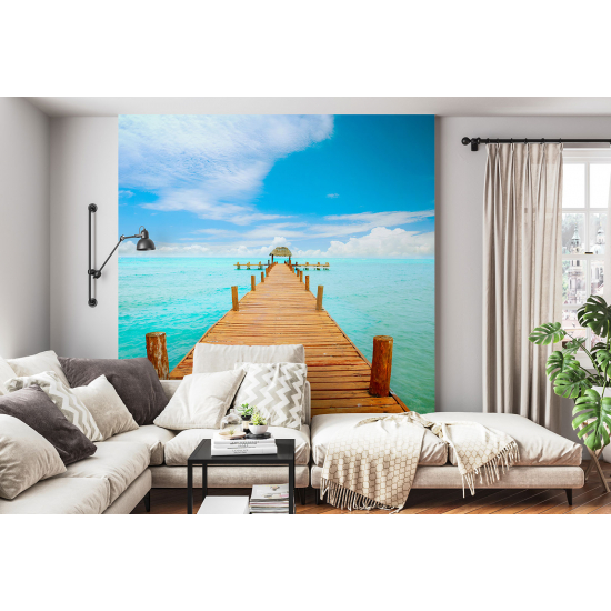 Panoramic Wallpaper - Wall Mural - Maldives