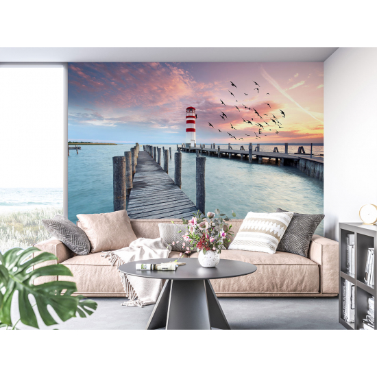 Panoramic Wallpaper - Wall Mural - Marine lighthouse